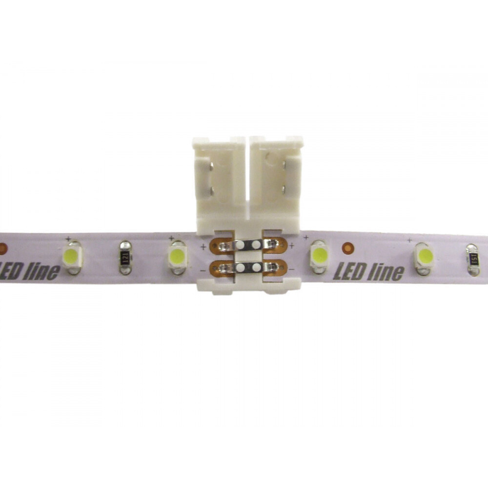LED szalag click csatlakozó dupla 8 mm 2 TŰS, LED line, LL-243486
