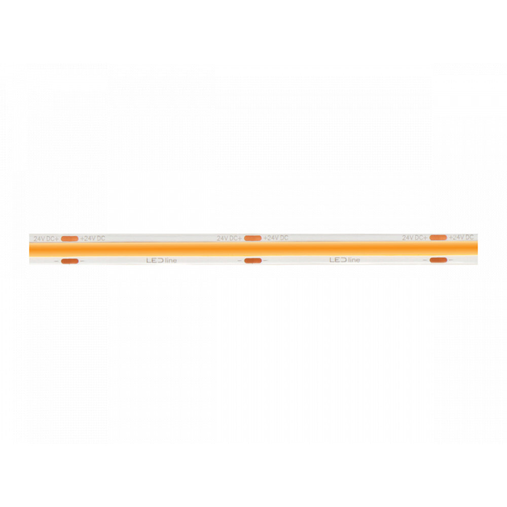 LED szalag, COB, 2400 LED, 24 V DC, 11 W/m, IP66, természetes fehér, 5 év garancia, 11W, 4000K, 1100lm, CRI≥90, szabályozható, 24V, LED line, LL-479822
