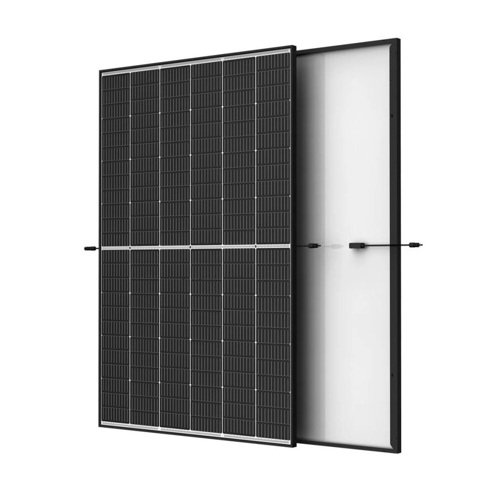Trina Solar TSM-NEG9RC.27 Vertex S+ bifaciális napelem, 430w, fekete, fehér hátlap, 1762 × 1134 × 30 mm, NX Solar, 246904