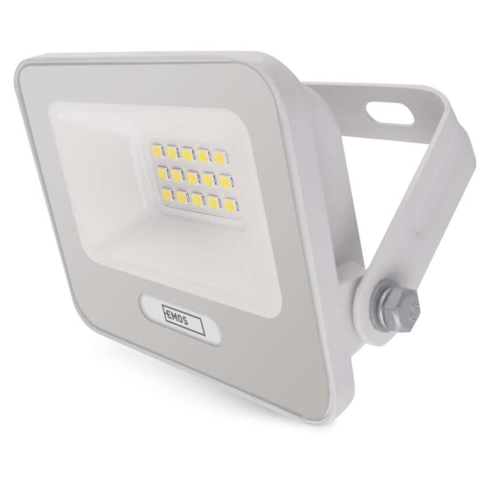 LED reflektor GLARO 10W, fehér, IP65, 1000 lm, természetes fehér, 4000K, 220-240V, CRI> 80, EMOS, ZS2214W