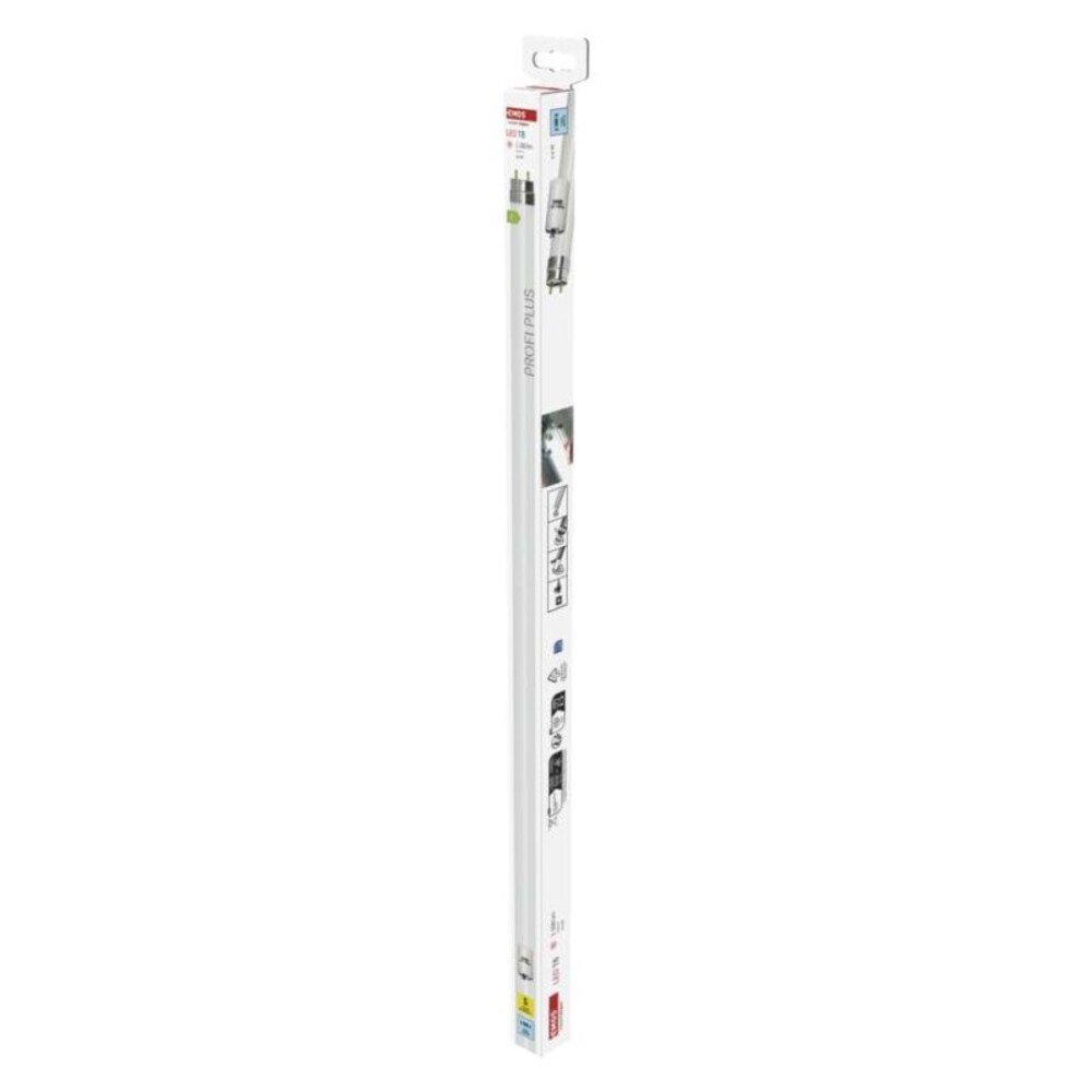 EMOS LED Fénycső T8 6,5 W 1 100 lm 60 cm, Hideg fehér 10 db., 6500K, 1100, 230V, CRI>80, G13, Z73218