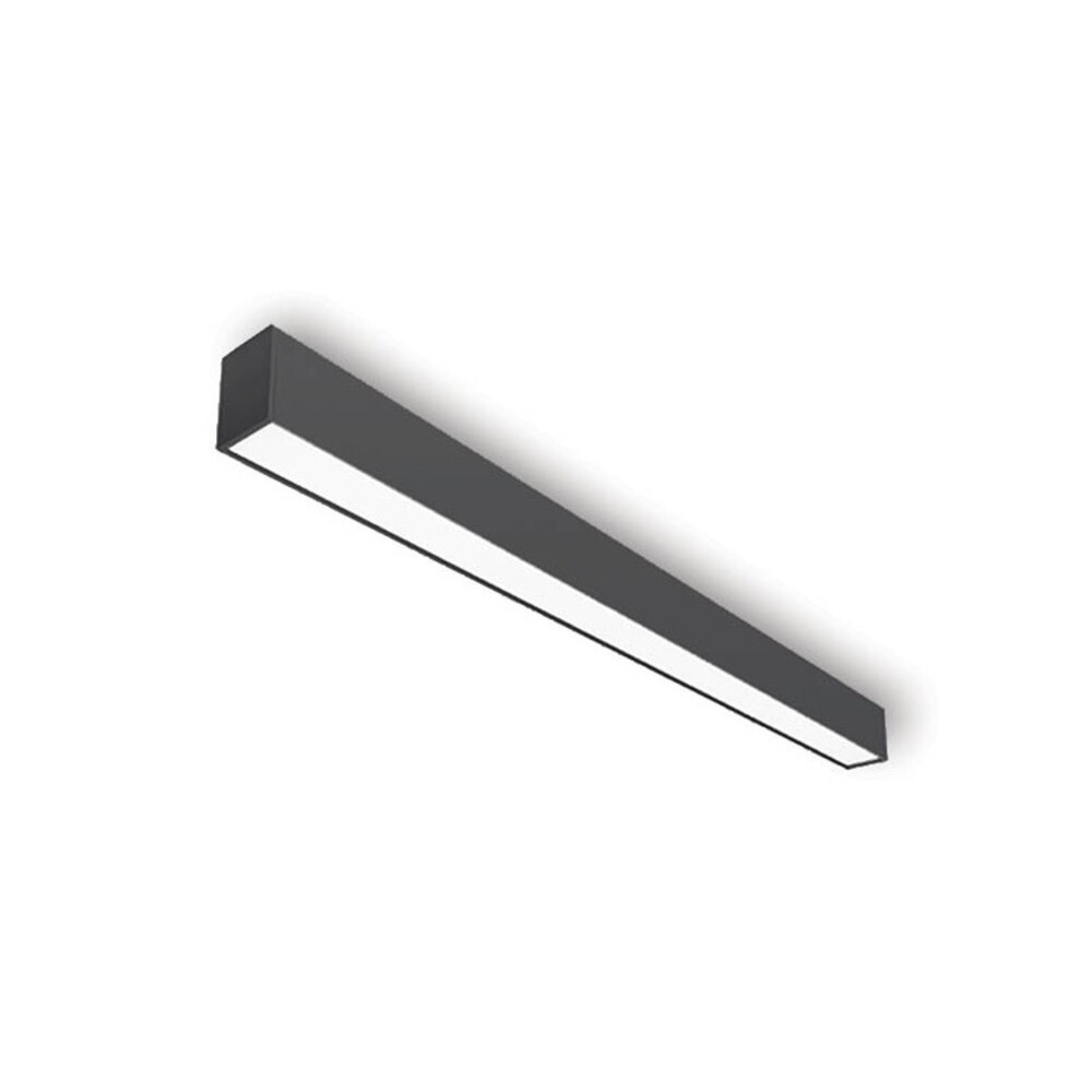 LED lineáris lámpatest felületre szerelhető PROFILED-SL1 53x83x1200mm 42W 3000K (meleg fehér) 4200lm fekete 2427940 VITO