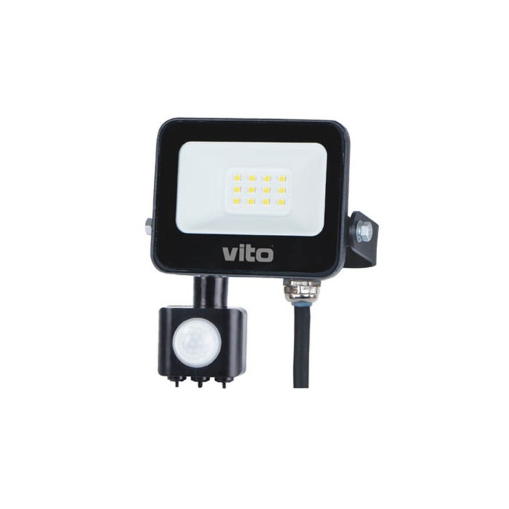 LED kültéri reflektor mozgásérzékelővel SAVA-S 10W 1000lm 6000K (hideg fehér) IP65 3022700 VITO