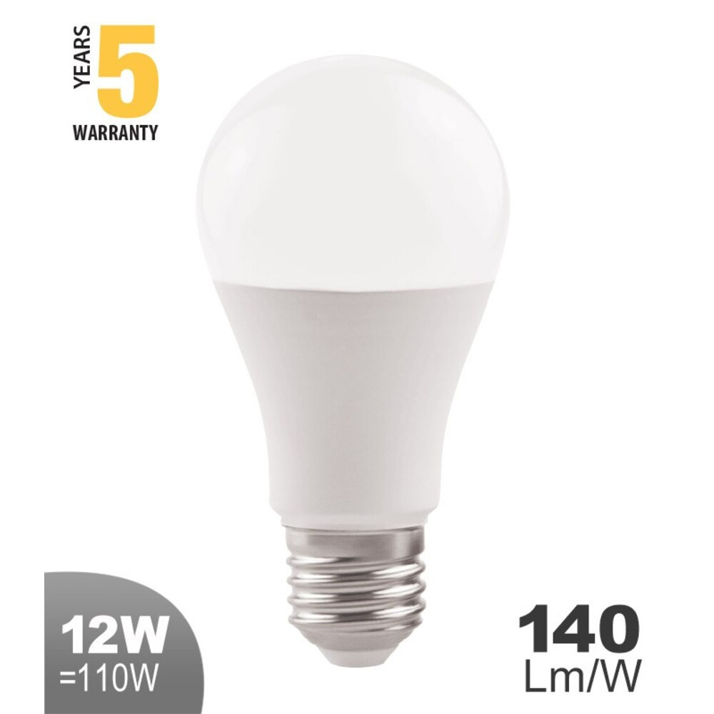 LED izzó SUPREME A60 E27 12W 1704lm 4000K (természetes fehér) 1519610 VITO