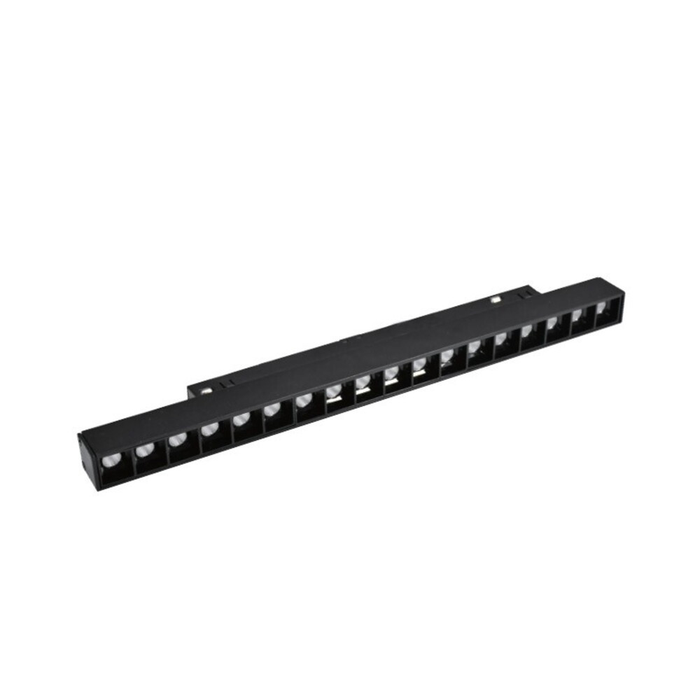Mágneses sínrendszer lámpa MAGNA-H S2 18W 1440lm 3000K (meleg fehér) 36° 328x22x43mm 48V fekete 2102101 VITO