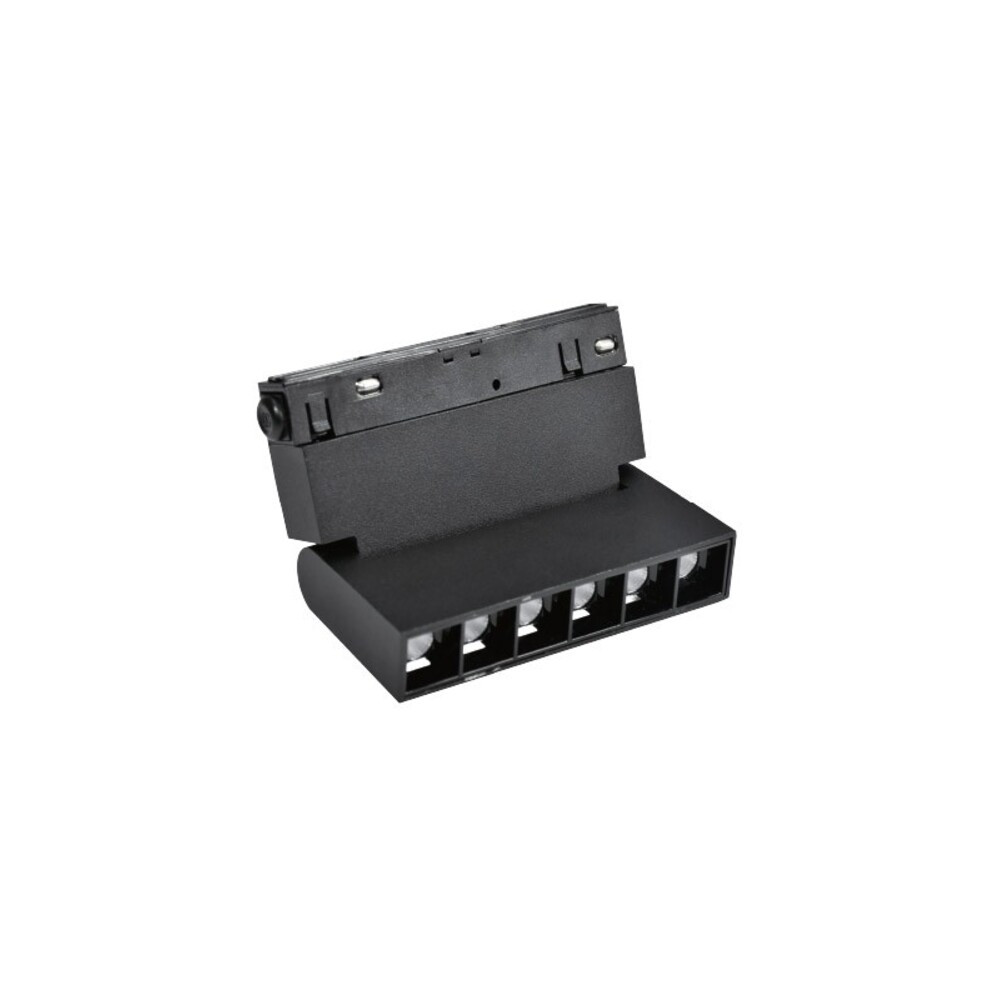 Mágneses sínlámpa elforgatható MAGNA-H S3 6W 492lm 4000K (természetes fehér) 24° 110x23x105mm 48V fekete 2102191 VITO