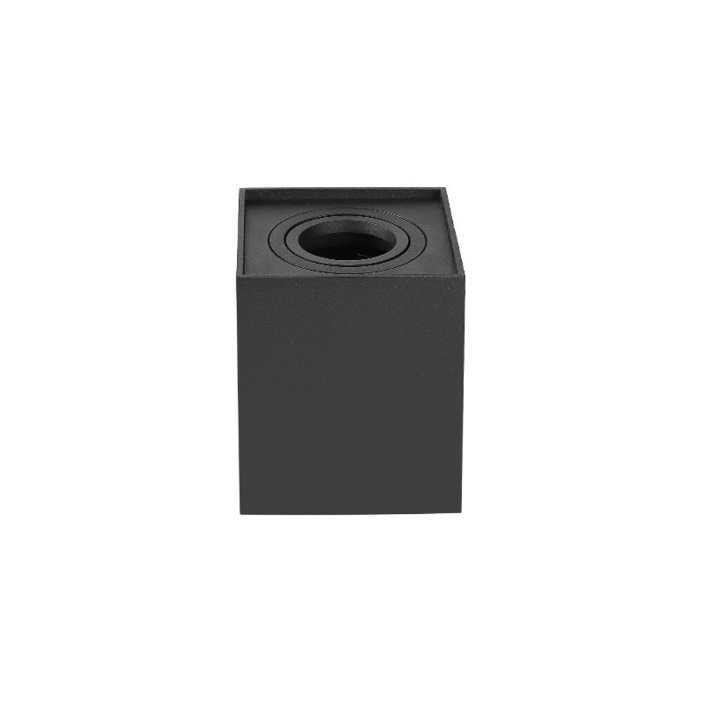 ELDA-1 mennyezeti falon kívüli spotlámpa GU10 fekete 98x98x125mm 2103010 VITO
