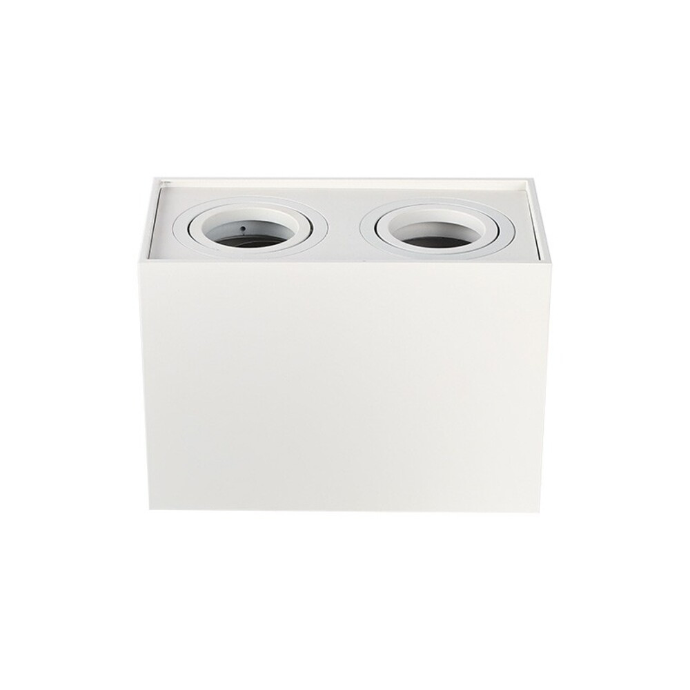 ELDA-2 SPOTLÁMPA 98X180X125MM GU10 FEHÉR MENNYEZETI FELÜLETI 2103020 VITO