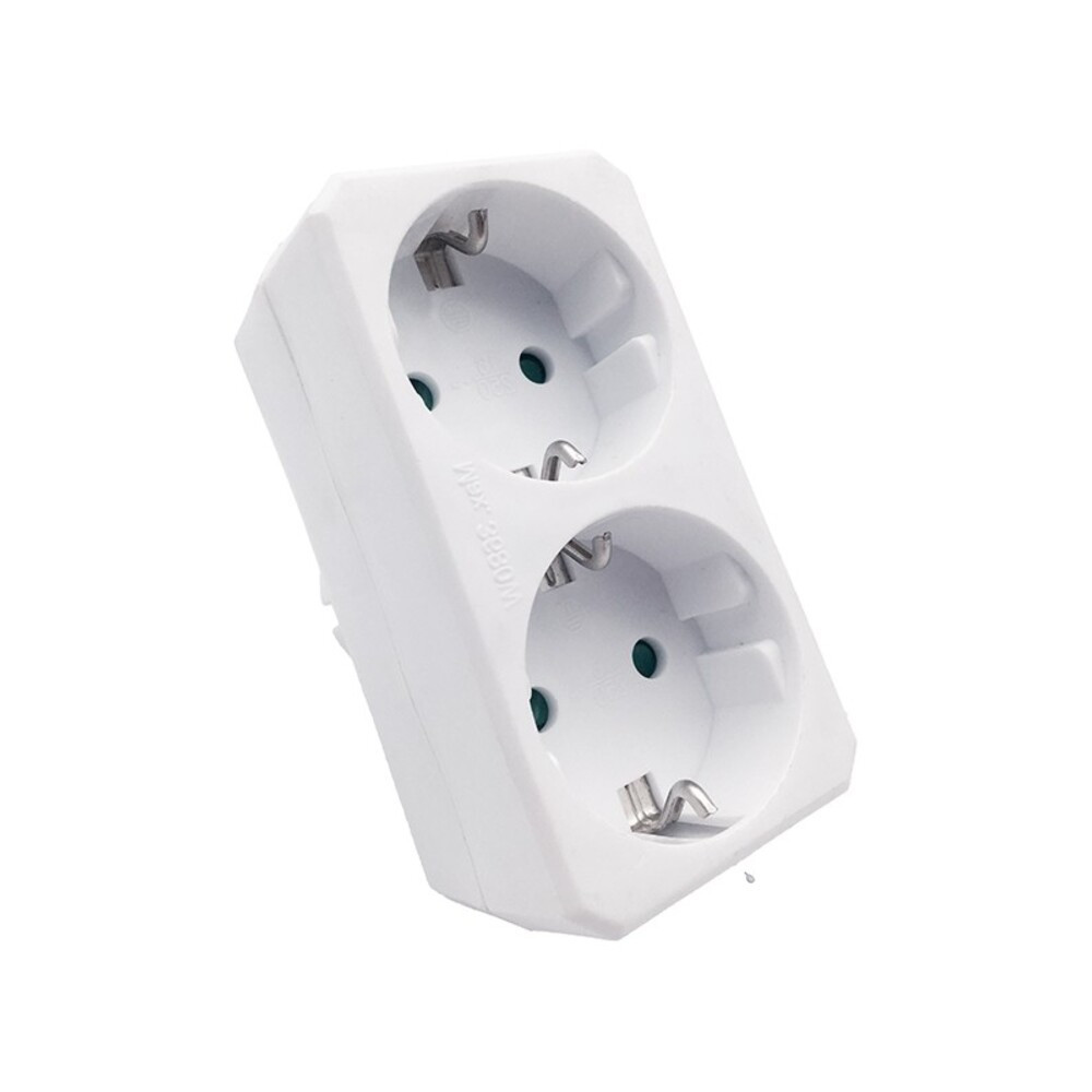 MULTISOCKET DUPLO-S 16A 3680W fehér földelt elosztó gyermekvédelemmel dugvilla+2xaljzat 8002870 VITO
