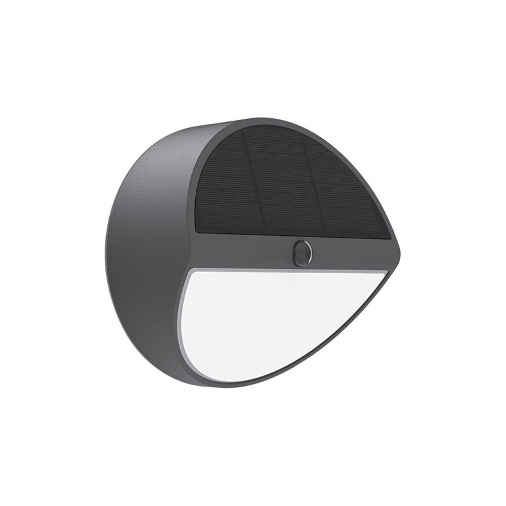 Napelemes LED kültéri fali lámpa SOLARIS-R 5W 4000K 500lm 18650 Li-Ion 3.7V 2000mA IP54 3401180 VITO