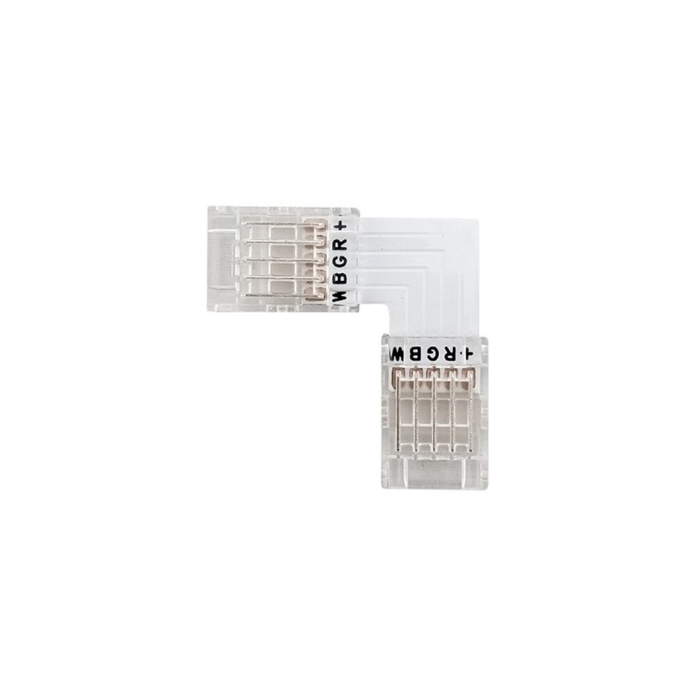LED szalag L-alakú sarok toldó 10mm-es RGBW szalaghoz 20db/csomag átlátszó 5520380 VITO