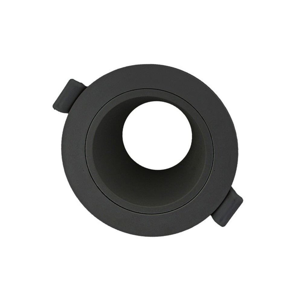 RIKO-13 GU10 kör alakú süllyesztett mini downlight lámpatest Φ75mm kivágás fekete 2013230 VITO