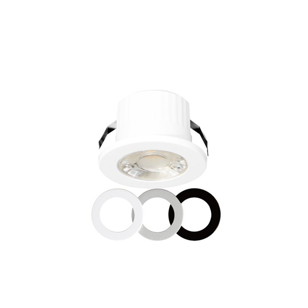 Mini LED spot lámpa hármas 4W 3xCCT (3000K/4200K/6500K) 270lm 38° Φ35mm-es kivágás fehér 2027680 VITO