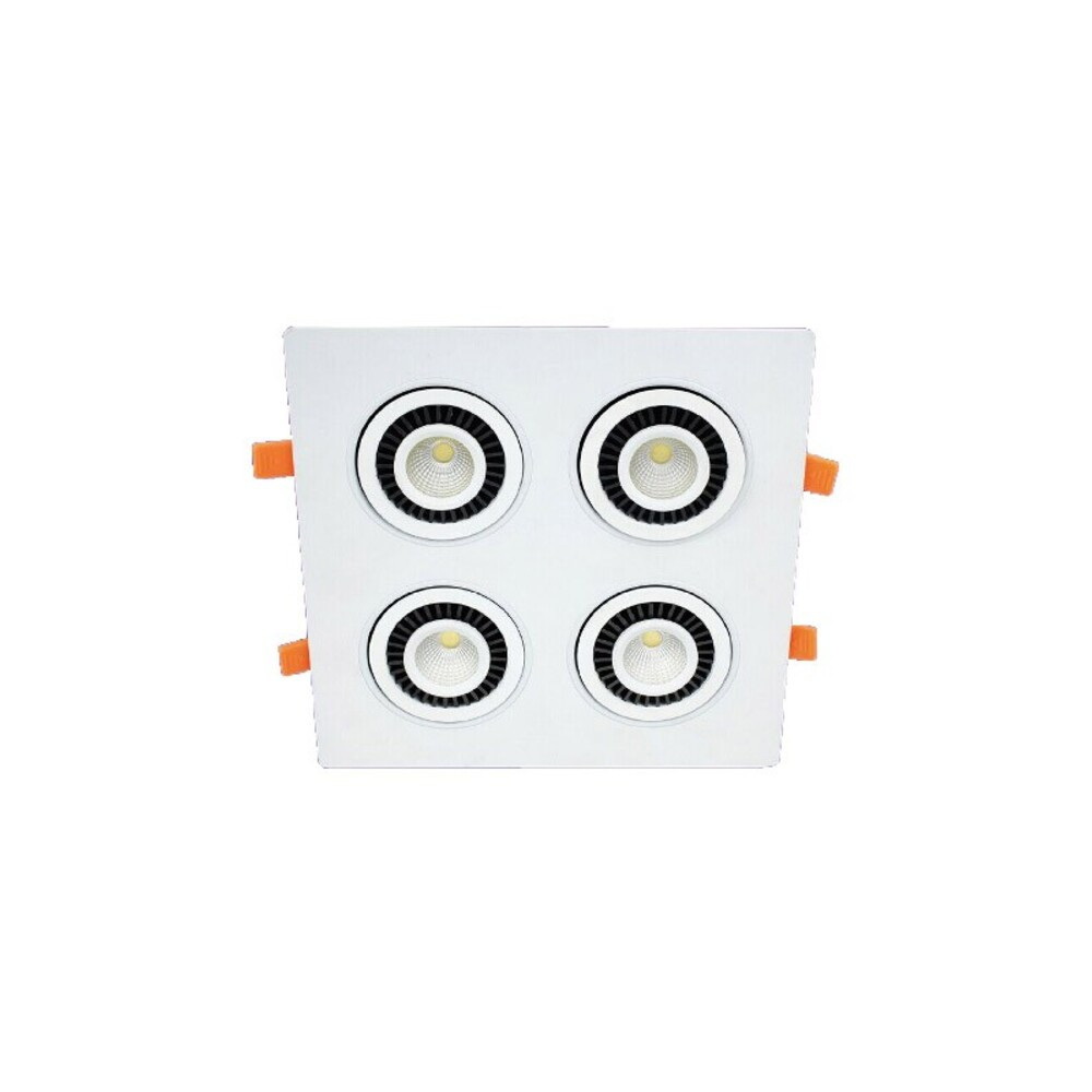 LED spot lámpa VT/PAN-4 4x5W COB 3000K 220V négyzet alakú 2101231 VITO