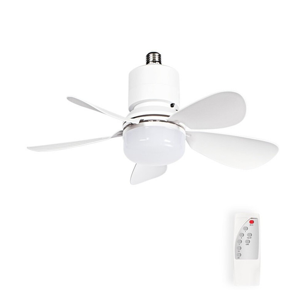 FANLUX-B5 Mennyezeti ventilátor LED lámpával 6W 6500K 510lm 42CM fehér távirányító 2027730 VITO