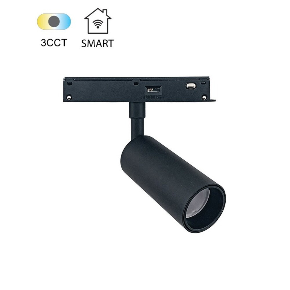 Mágneses LED sínes LED lámpa, track light MAGNA-S1X 5W 3CCT (3000K/4000K/6000K) 425lm 24° 3.5x8cm 48V 2101983 VITO