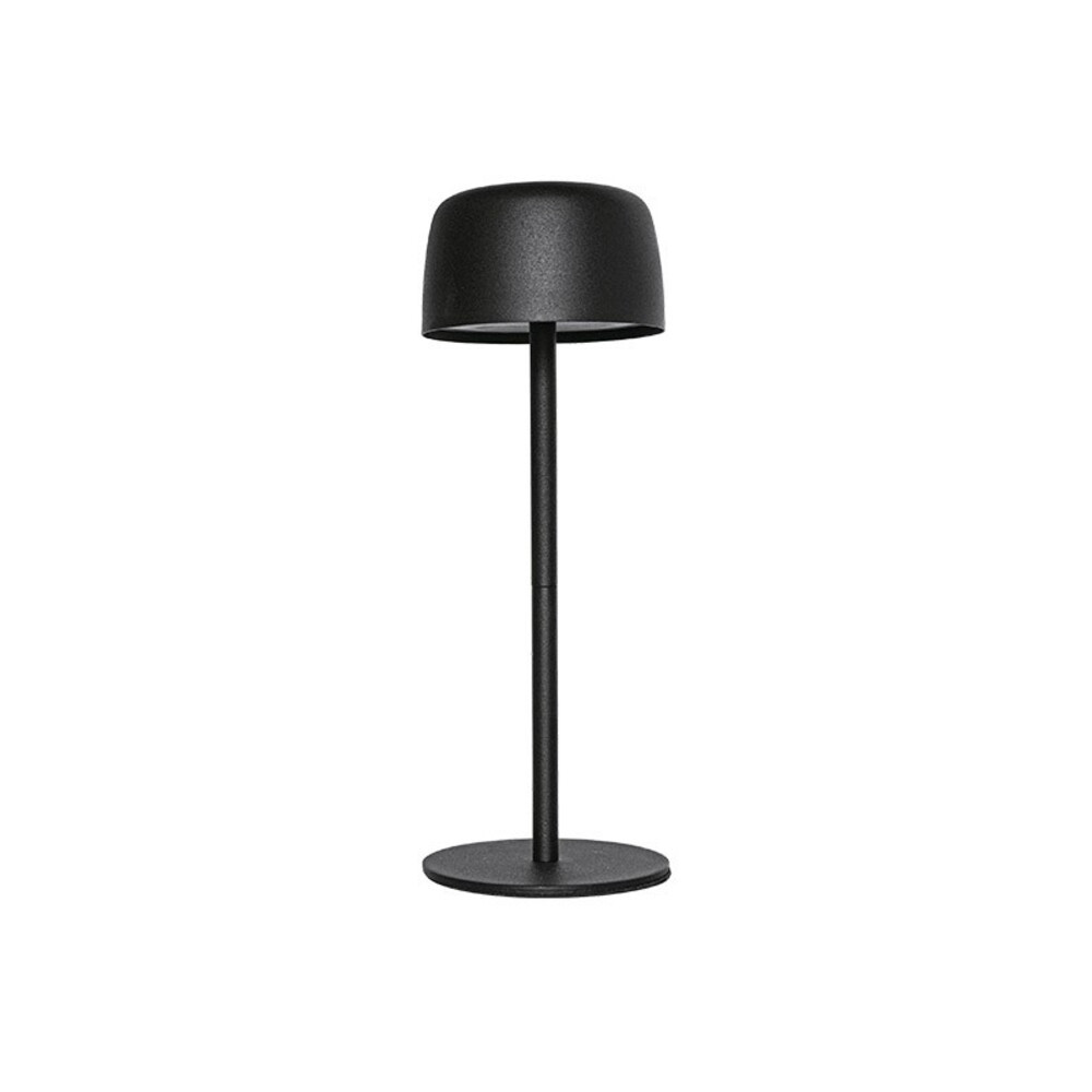 LED akkumulátoros asztali lámpa SELENA 3W 3000K fekete 3 fokozatú fényerőszabályzás 5V-USB LI-ION IP44 5301740 VITO