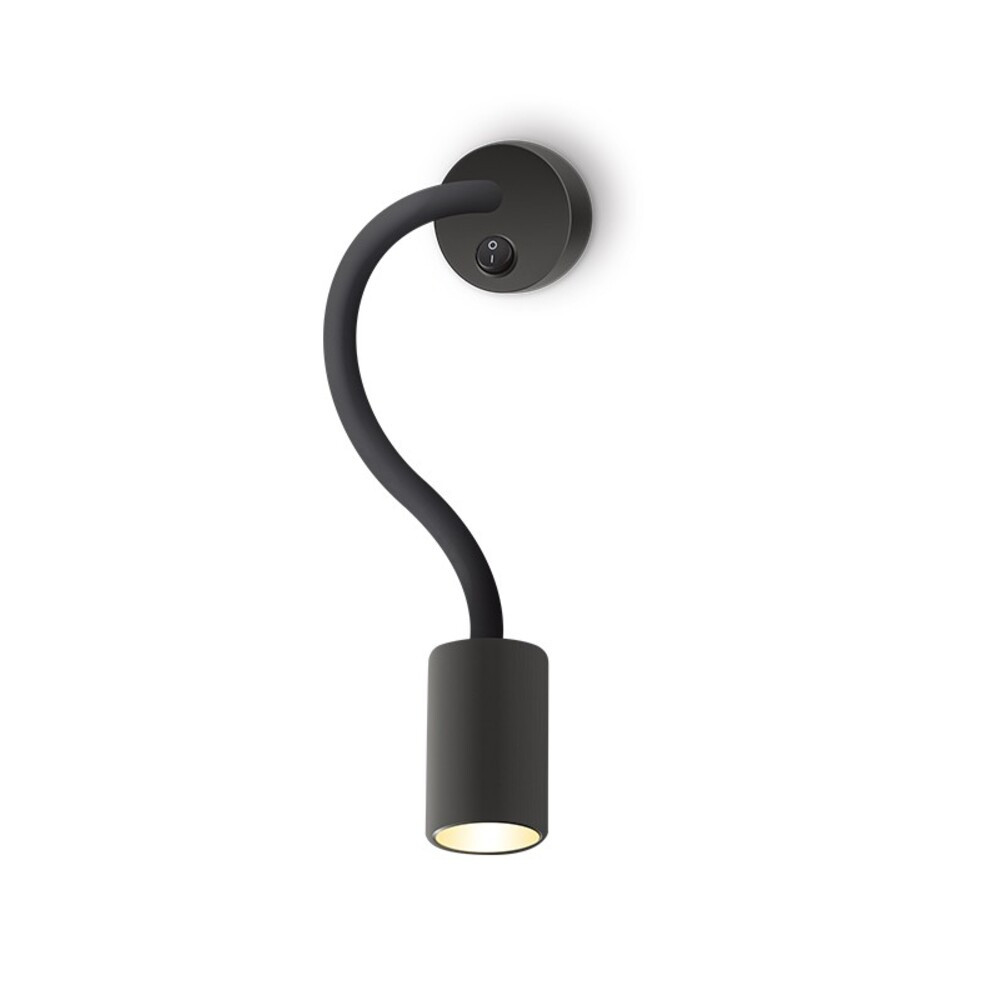LED fali spot lámpa FELIX-A 4W 4000K 280lm ø60*380mm fekete 2103490 VITO