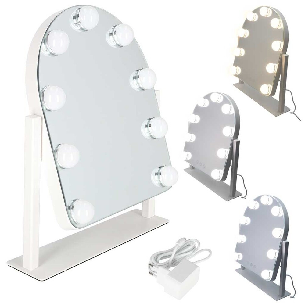 LED sminktükör 9 izzóval