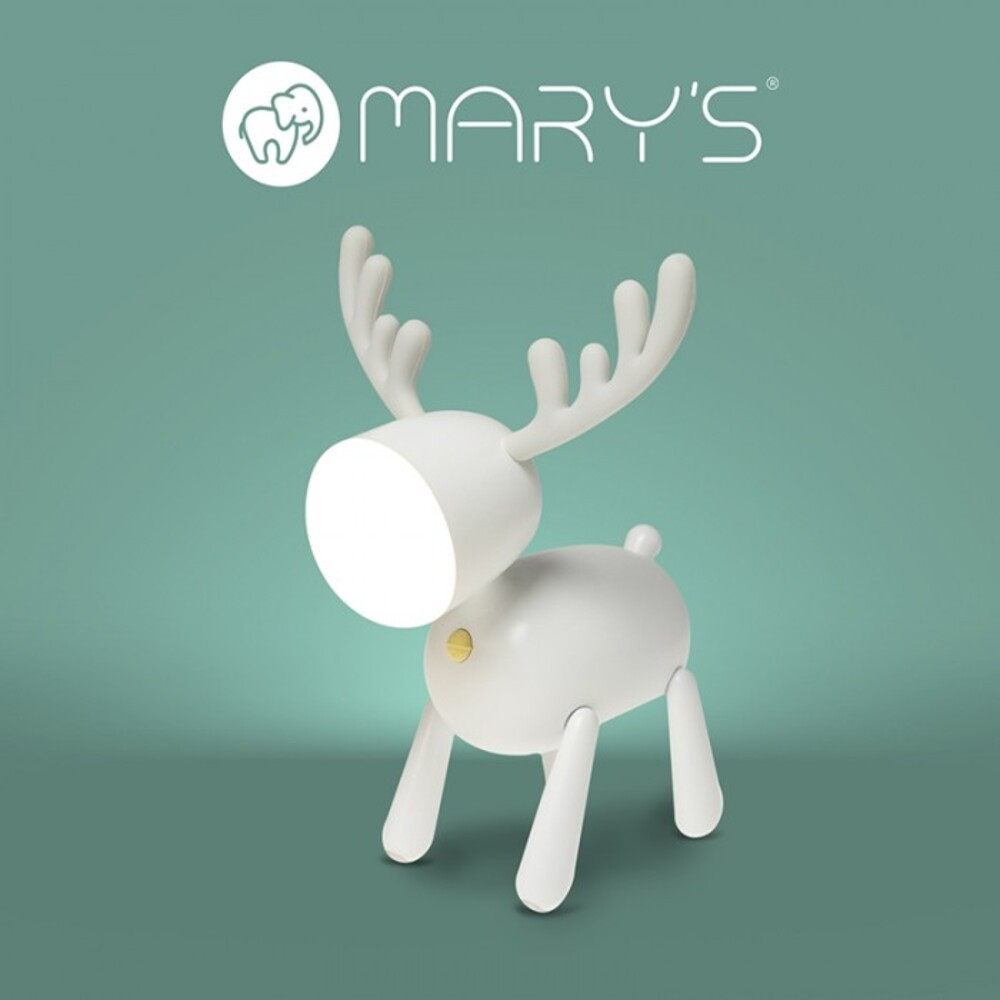 MARY'S LED éjjeli lámpa fehér szarvas
