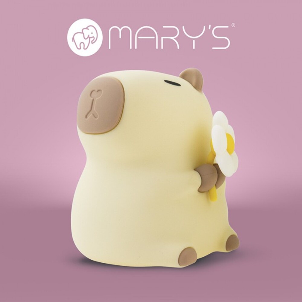 MARY'S LED éjjeli lámpa kapibara virágárus RGB