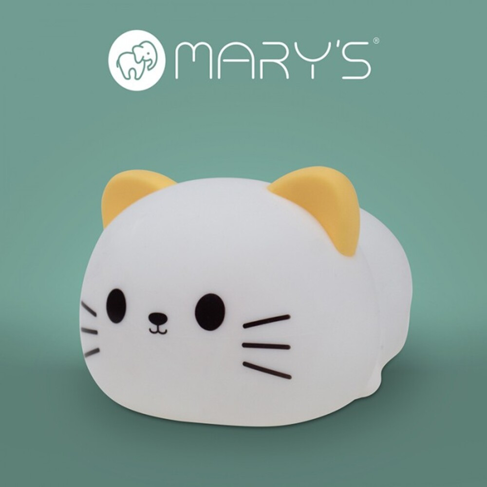 MARY'S RGB éjjeli lámpa Sweet Kitty cica hanggal