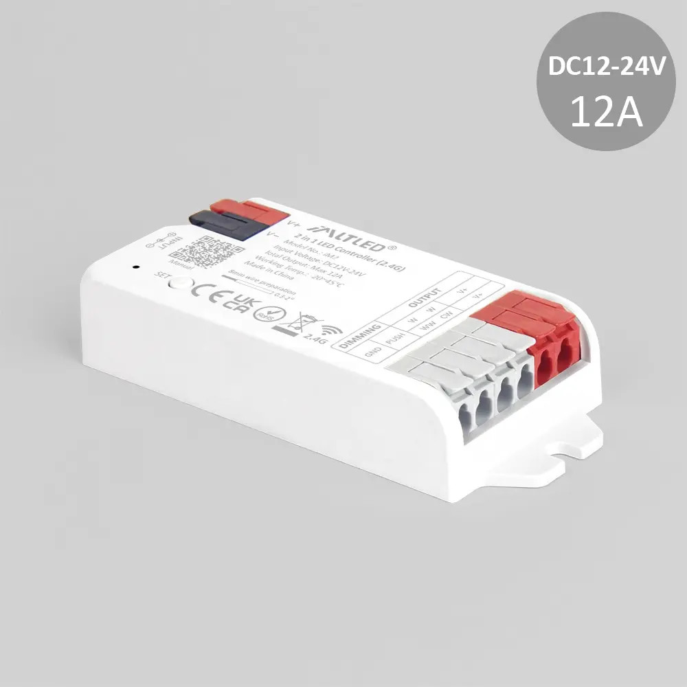 IMLTLED Univerzális csoport (zóna) vezérlő , 2in1 , monokróm/ CCT , dimmelhető , csoportvezérlés , 2.4G , Miboxer (Mi-Light) kompatibilis , iM2