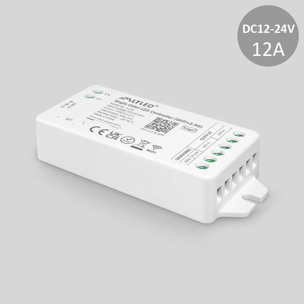 IMLTLED Egyszínű LED vezérlő , monokróm , dimmelhető , WiFi + 2.4G , okos , Miboxer (Mi-Light) kompatibilis , iL1W