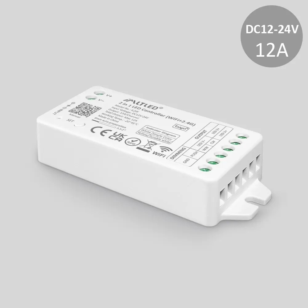 IMLTLED Univerzális csoport (zóna) vezérlő , 2in1 , monokróm/ CCT , dimmelhető , csoportvezérlés , okos , WiFi + 2.4G , Miboxer (Mi-Light) kompatibilis , iL2W