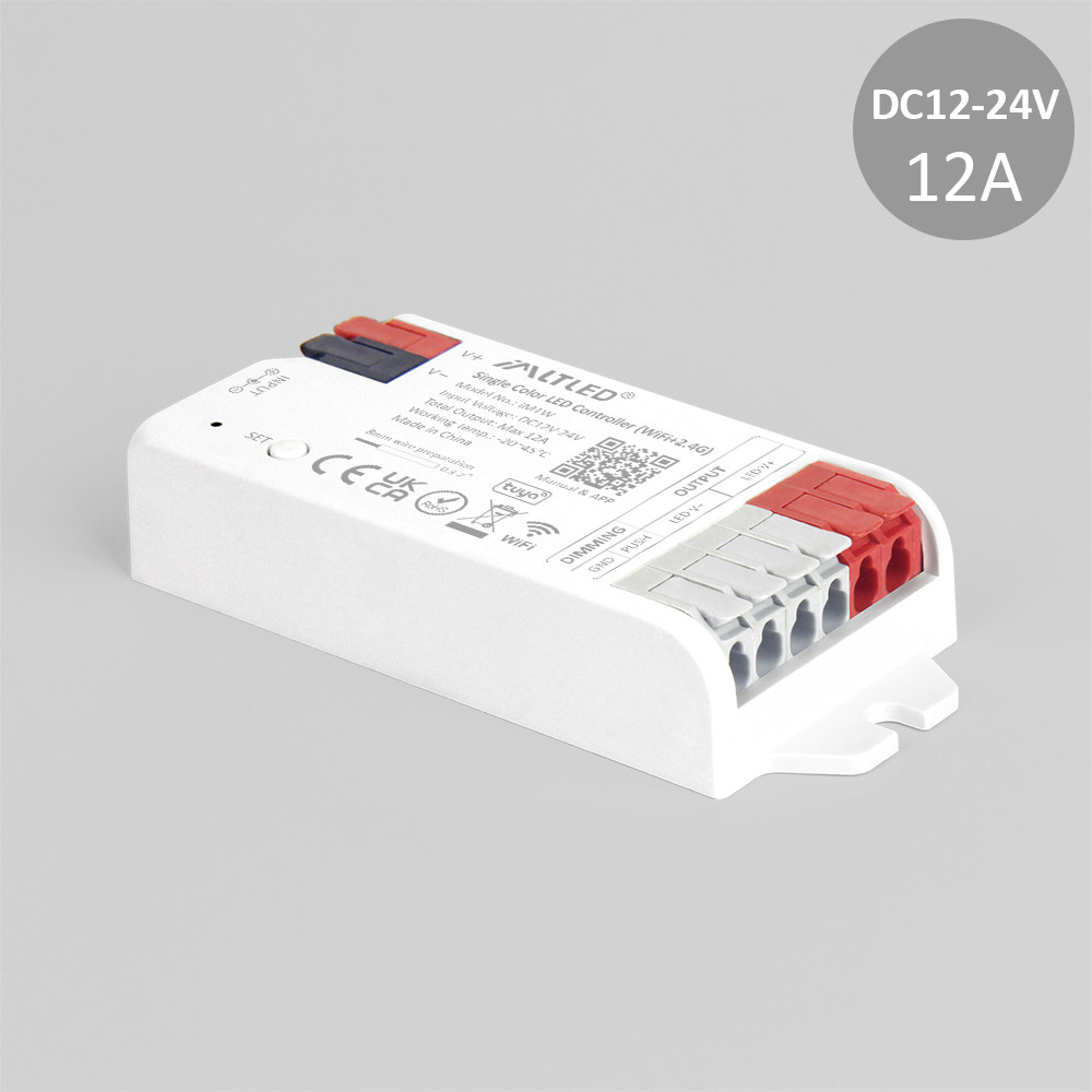 IMLTLED Egyszínű LED vezérlő , monokróm , dimmelhető , WiFi + 2.4G , okos , Miboxer (Mi-Light) kompatibilis , iM1W