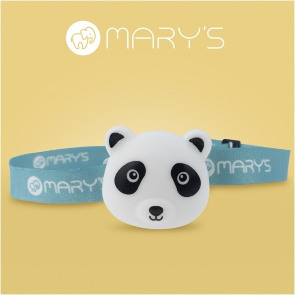 MARY’S gyerek LED fejlámpa, pandás, 38 lm