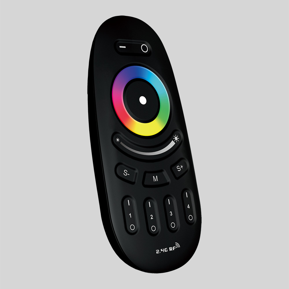 IMLTLED 4 zónás RGB+CCT távirányító , 2.4G , csoportvezérlés , jelenetmemória , Miboxer (Mi-Light) kompatibilis , HR01
