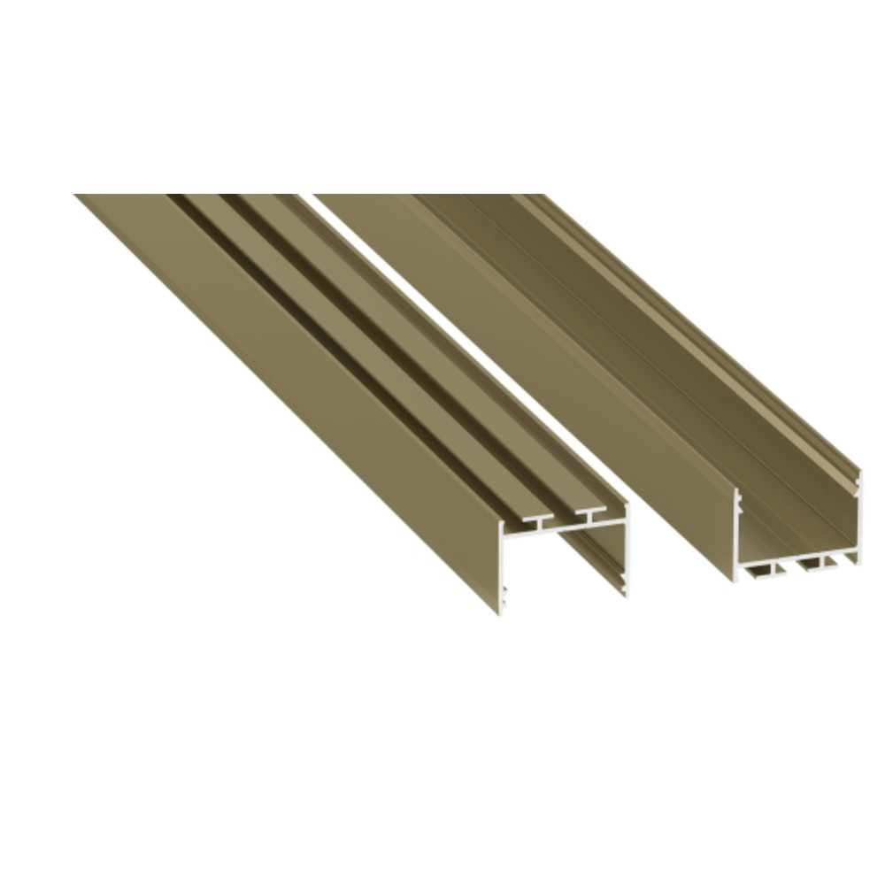 Lumines alba nádzöld lakkozott típusú alumínium profil LED szalaghoz, nádzöld (RAL 6013), 1m