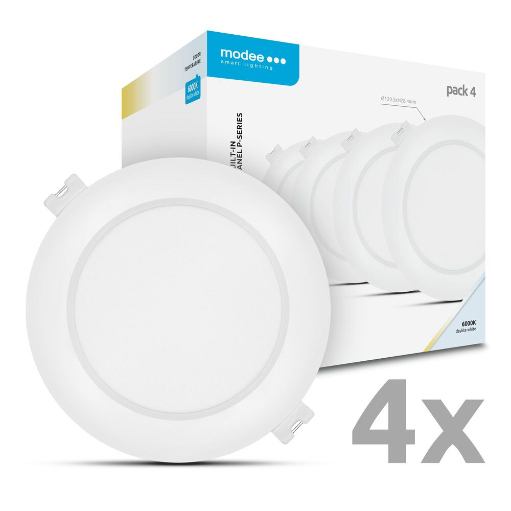 Modee LED Panel Kerek - Beépíthető P-series 6W 6000K (660lm), 120°, CRI>80, hideg fehér, IP20