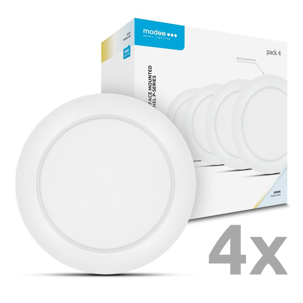 Modee LED Panel Kerek - Felszerelhető P-series 18W 6000K (1980lm), 120°, CRI>80, hideg fehér, IP20
