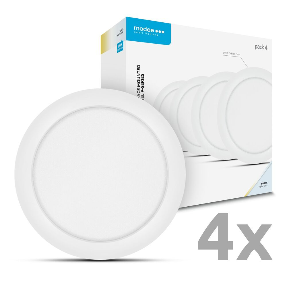 Modee LED Panel Kerek - Felszerelhető P-series 24W 6000K (2640lm), 120°, CRI>80, hideg fehér, IP20