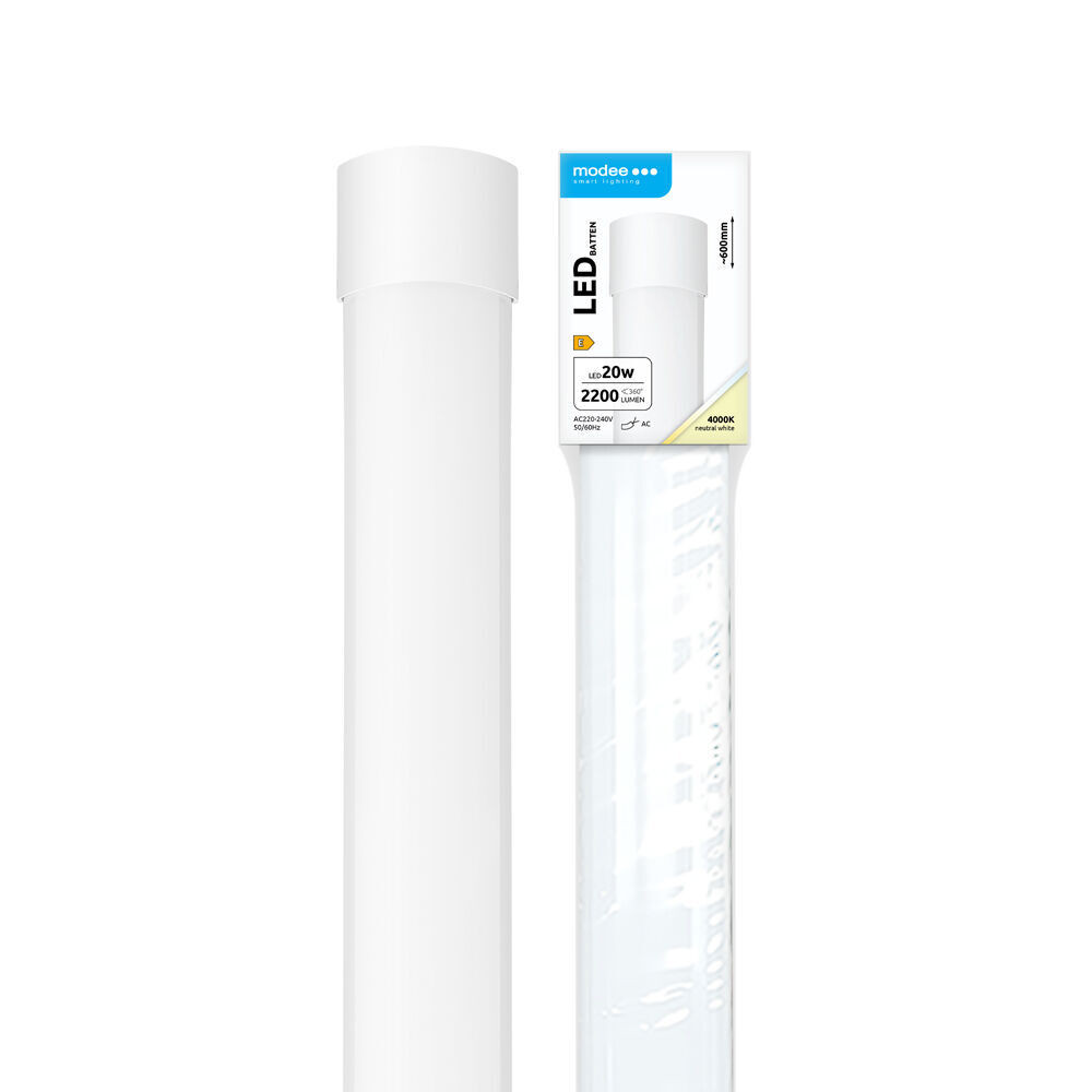 Modee Lighting Batten LED 20W 600mm IP20 4000K (2200lm), 120°, CRI>80, természetes fehér