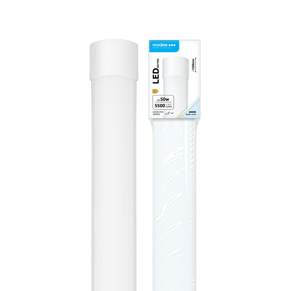 Modee Lighting Batten LED 50W 1500mm IP20 6000K (5500lm), 120°, CRI>80, hideg fehér