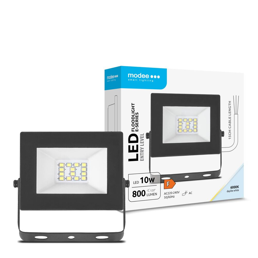 Modee Lighting LED Reflektor E-series Slim 10W 120° 6000K (800lm), CRI>80, 4000K, természetes fehér, IP65