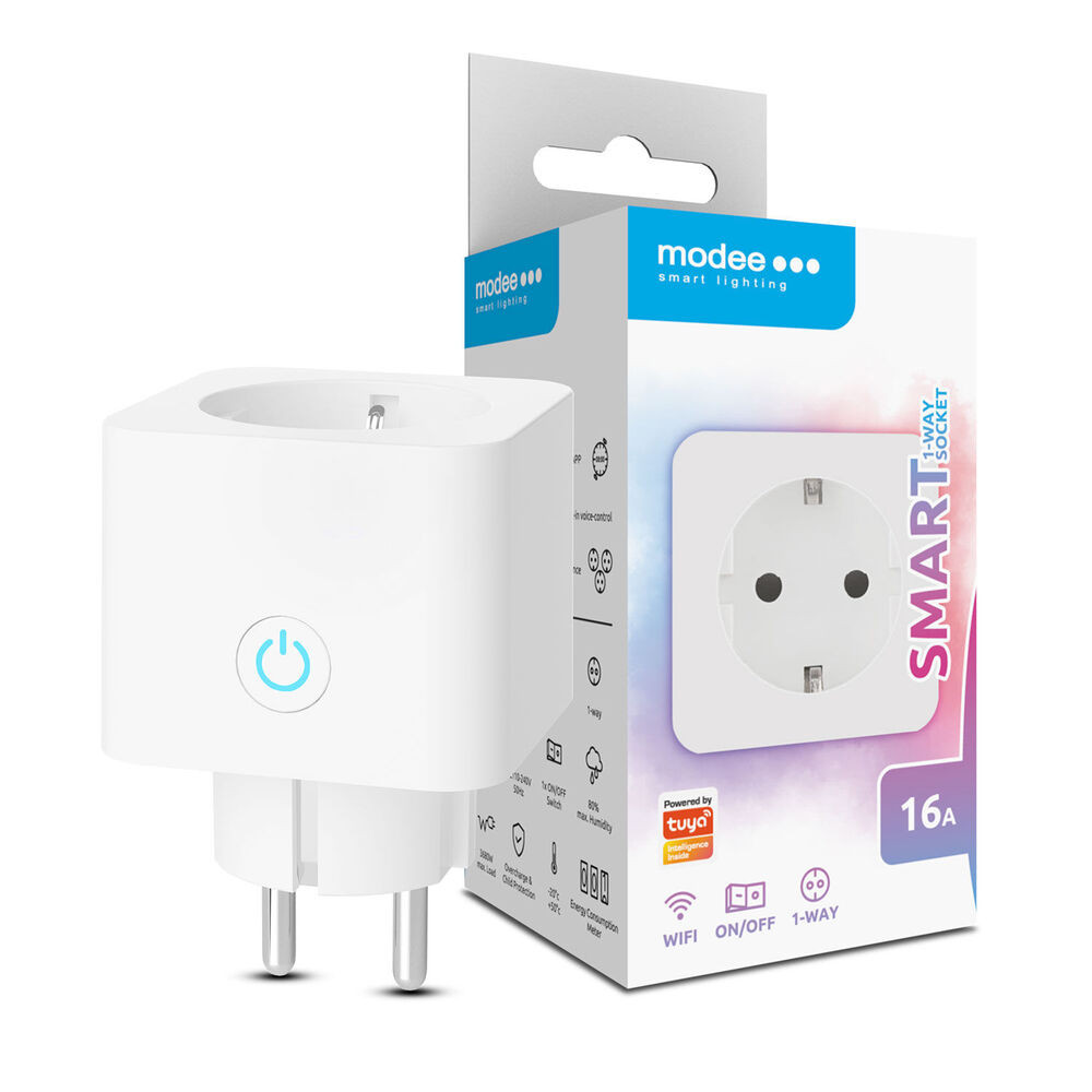 Modee Smart Øugalj SPC (Tuya Wi-Fi) 16A Fogyasztásmérővel