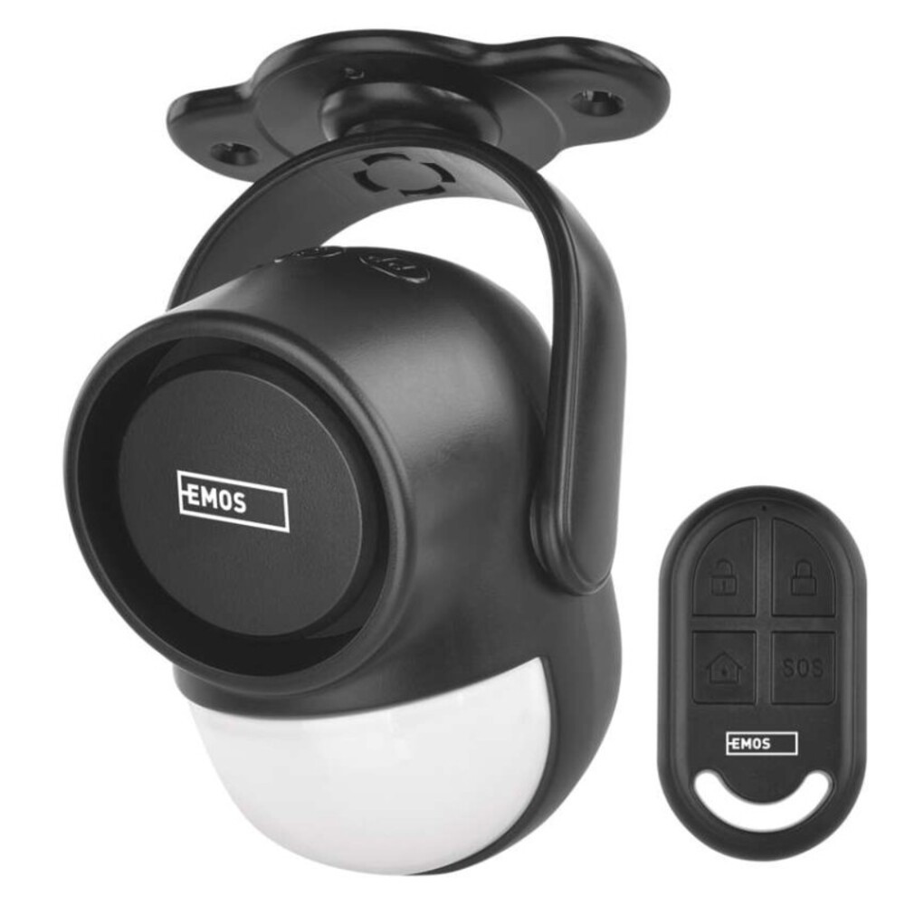 Riasztó mozgásérzékelővel EM‑125L PROTECTOR, fekete, IP21, EMOS, H8106