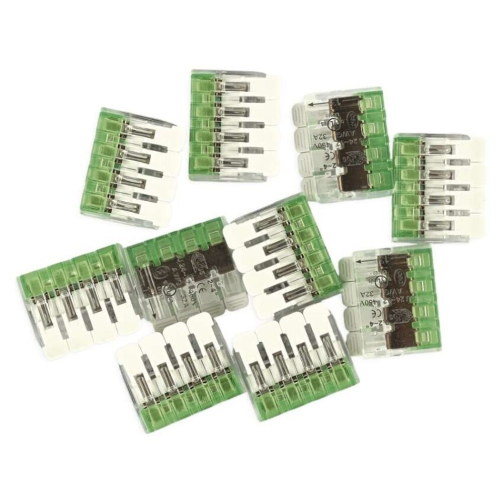 Karos vezetékösszekötő 4 mm2, 10 szt, átlátszó, EMOS, A9103