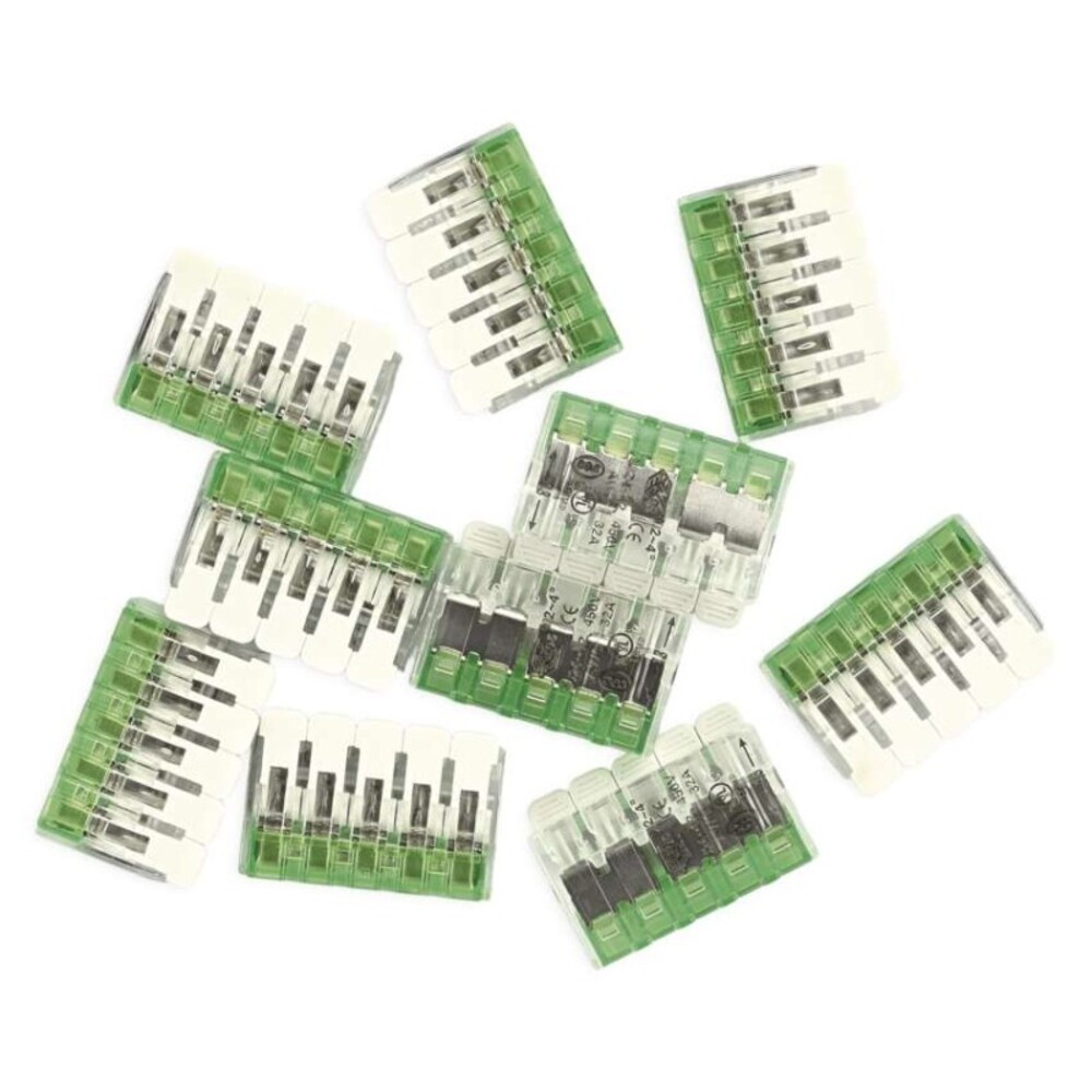 Karos vezetékösszekötő 4 mm2, 10 szt, átlátszó, EMOS, A9104