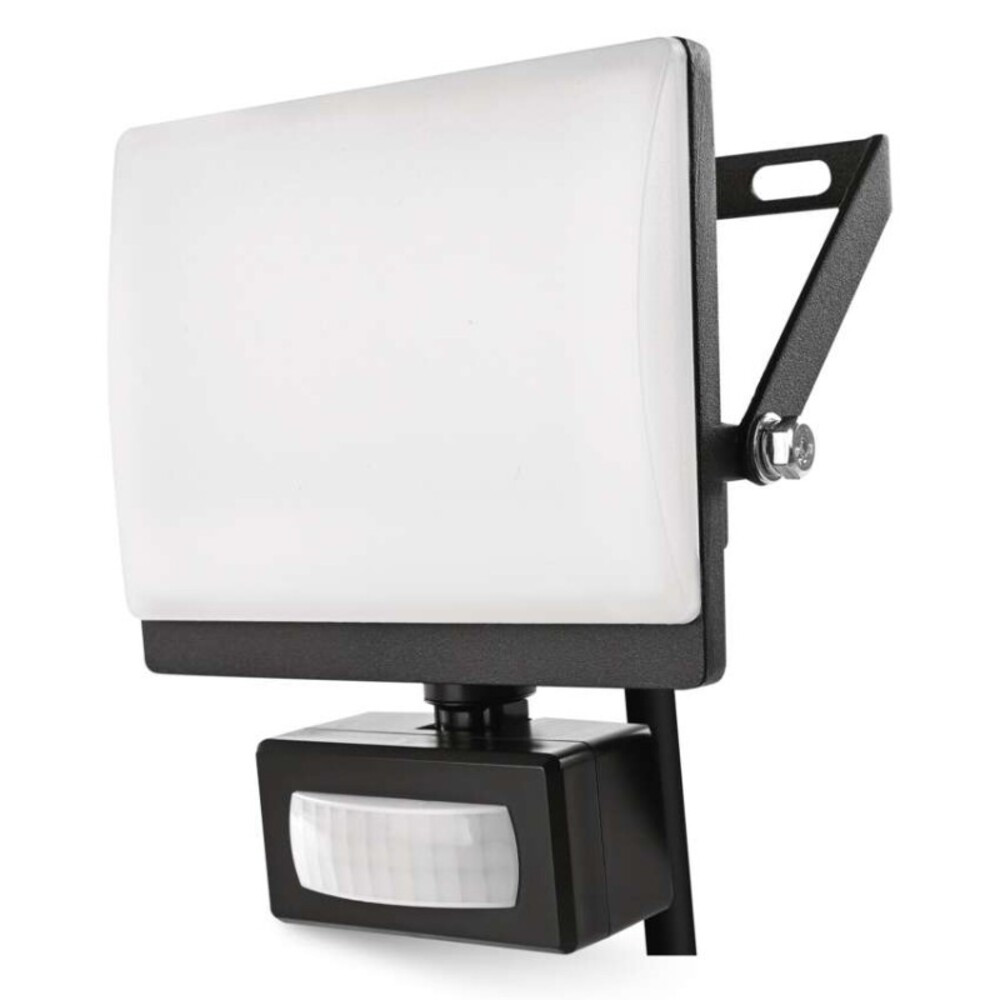 LED-es reflektor TAMBO EVO mozgásérzékelővel, 20 W, 2000 lm, IP44, fekete, 4000K, 220-240V, CRI> 80, Természetes fehér, EMOS Lighting, ZS2924