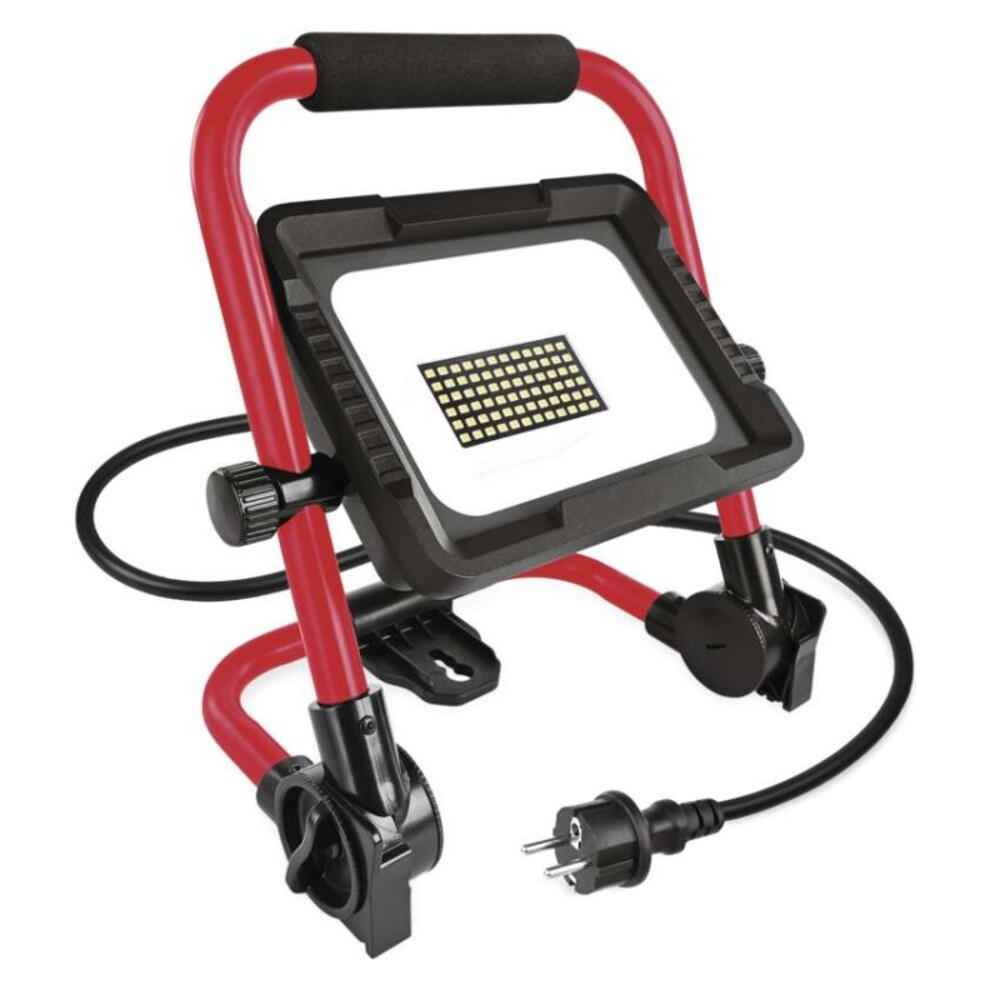 LED reflektor ELION 30W, red-fekete, IP65, 4800 lm, természetes fehér, 4000K, 220-240V, CRI> 80, piros, fekete, IP65/IP44, EMOS Lighting, ZS3333