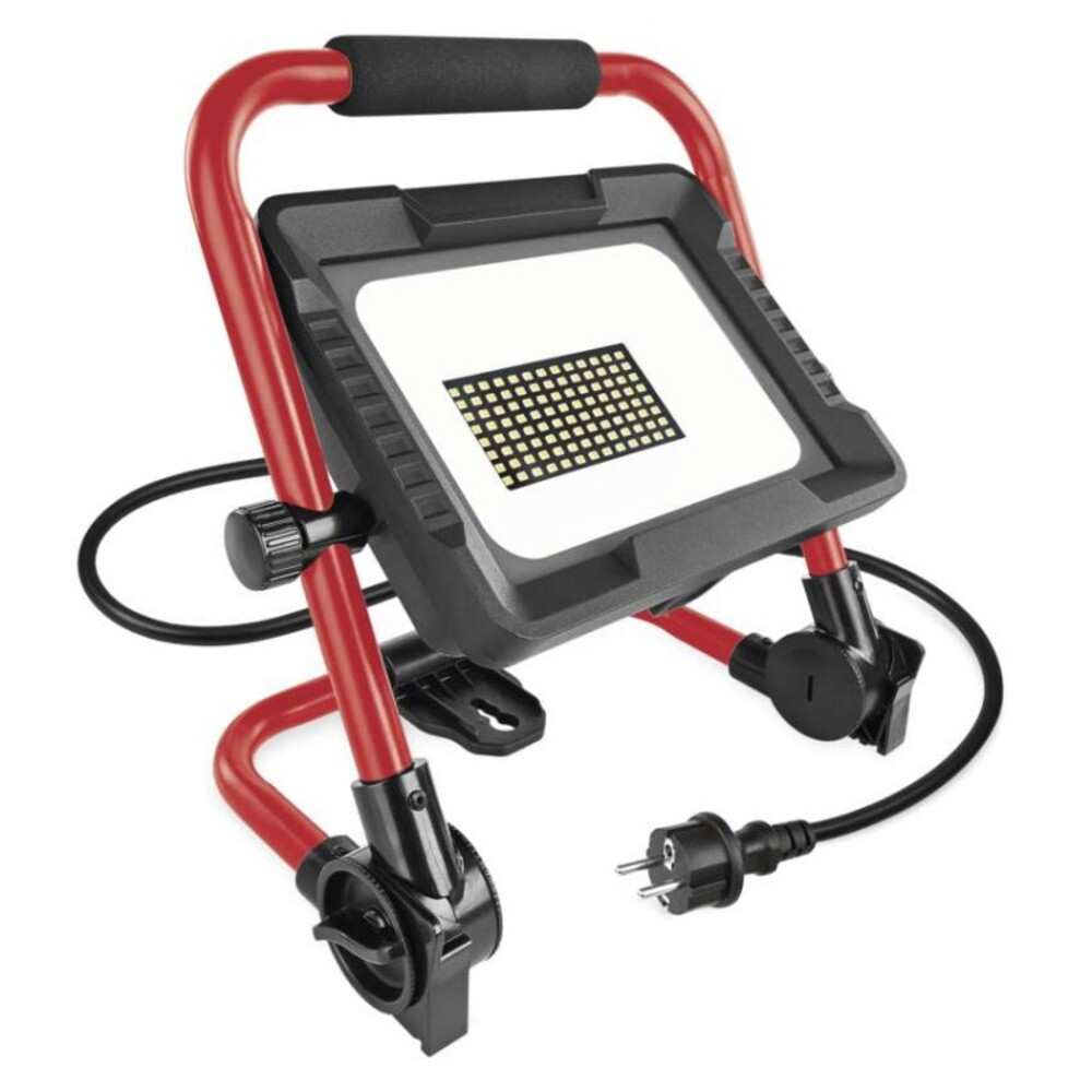 LED reflektor ELION 50W, red-fekete, IP65, 8000 lm, természetes fehér, 4000K, 220-240V, CRI> 80, piros, fekete, IP65/IP44, EMOS Lighting, ZS3343