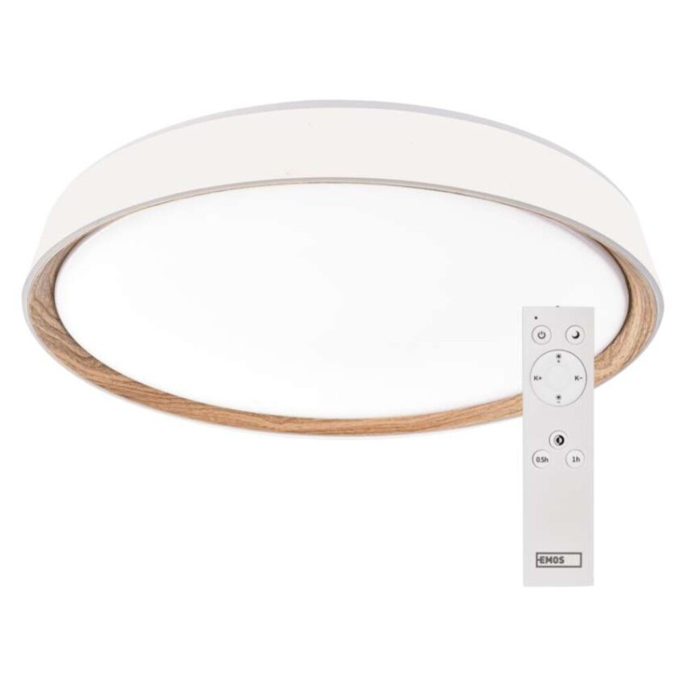 ILVI LED-es felületre szerelhető lámpa, kör alakú, 45 W, szabályozható, CCT-változtatássa, 2700, 220-240V, CRI> 80, IP20, EMOS, ZM5115