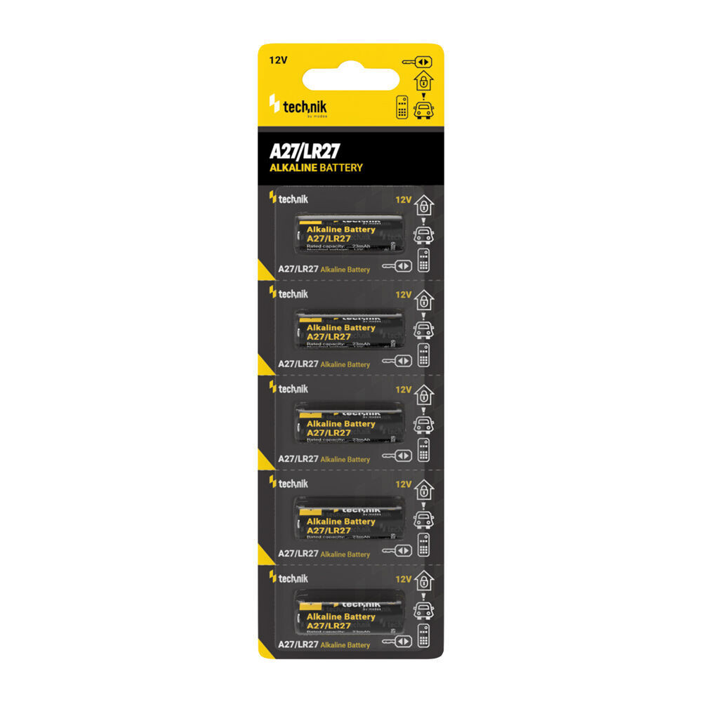 Technik Platinum Alkáli Riasztó Elem LR27, MN27, A27, V27A (12V) B5, TA27-B5