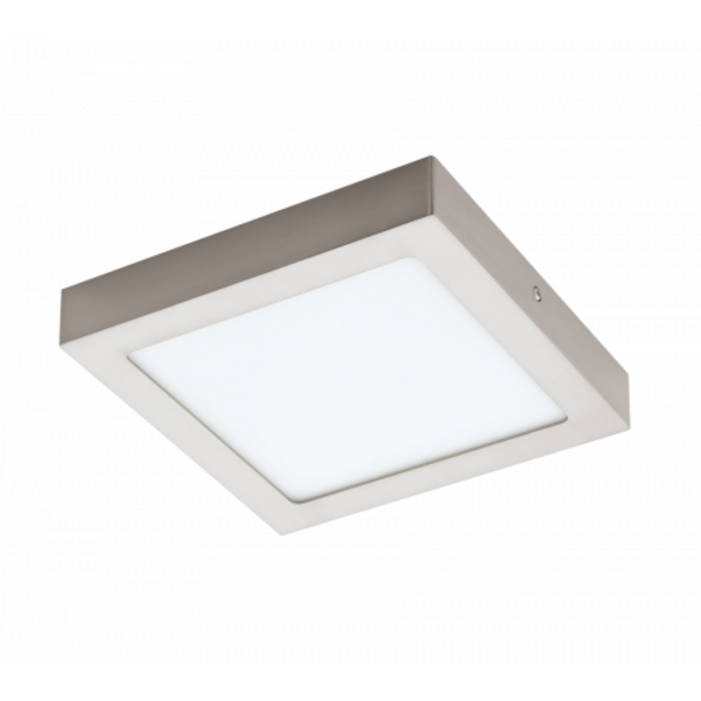 LED panel , 18W , falon kívüli , négyzet , meleg fehér , nikkel keret , EGLO , FUEVA , 94526
