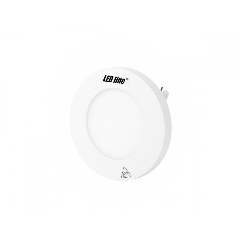 LED panel , 6W , Ultra Slim , univerzális , EasyFix , kerek , természetes fehér